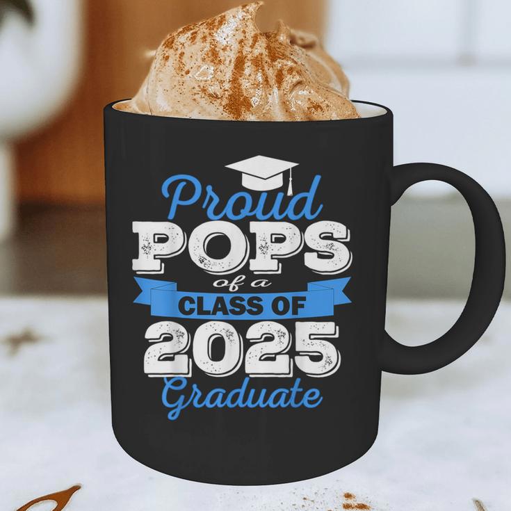 Super Proud Pops Of 2025 Graduate Senior Graduation Family Graphic Print Coffee Mug