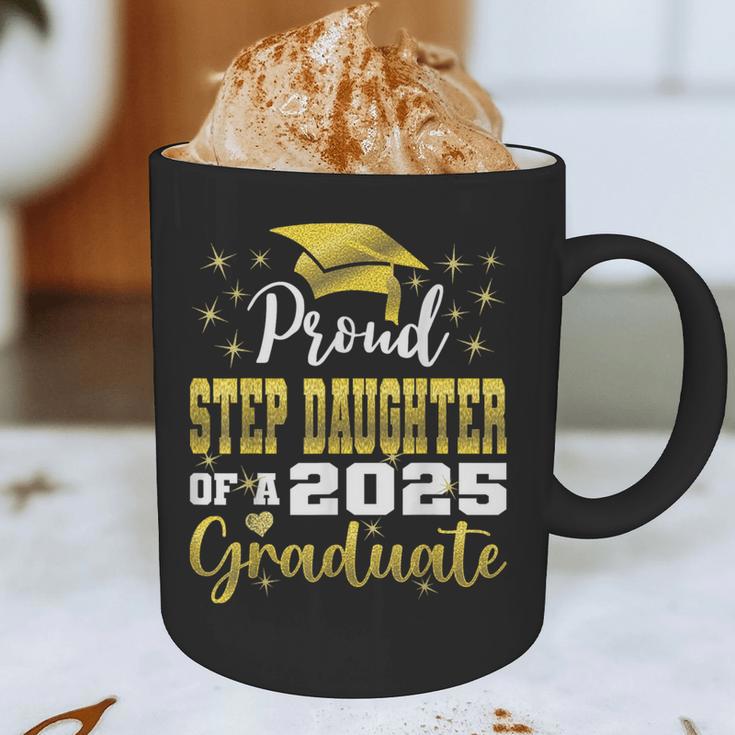 Super Proud Step Daughter Of 2025 Graduate Graduation Family Graphic Print Coffee Mug