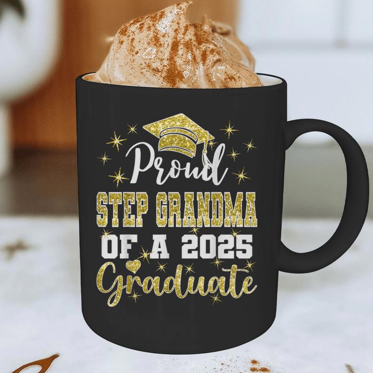 Super Proud Step Grandma Of 2025 Graduate Graduation Family Graphic Print Coffee Mug