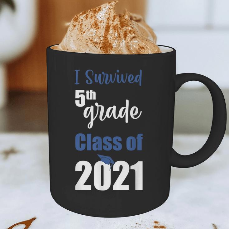 I Survived 5th Grade Class Of 2021 Quarantined Graduation 2 Graphic Print Coffee Mug