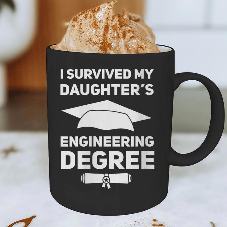 I Survived My Daughter's Engineering Degree Graduation Graphic Print Coffee Mug