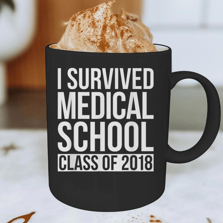 I Survived Medical School Class Of 2018 Graduation Shirt Graphic Print Coffee Mug