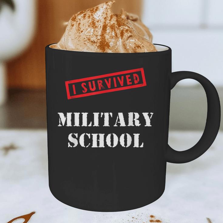 I Survived Military School Graduation Straight Outta Graphic Print Coffee Mug