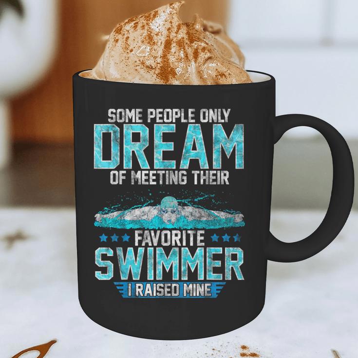 Swimming Parent Swimmer Mom Dad My Favorite Swim Meet Graphic Print Coffee Mug