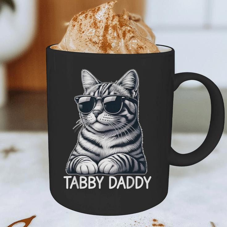Tabby Daddy Cat Dad Graphic Grey Tabby Cat Lover Graphic Print Coffee Mug Tabby Daddy Cat Dad Graphic Grey Tabby Cat Lover Graphic Print Coffee Mug