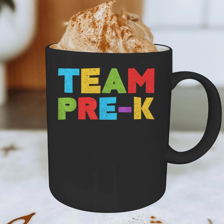 Team Pre-K Shirt Teacher Boy Girl Back To School Graduation Graphic Print Coffee Mug