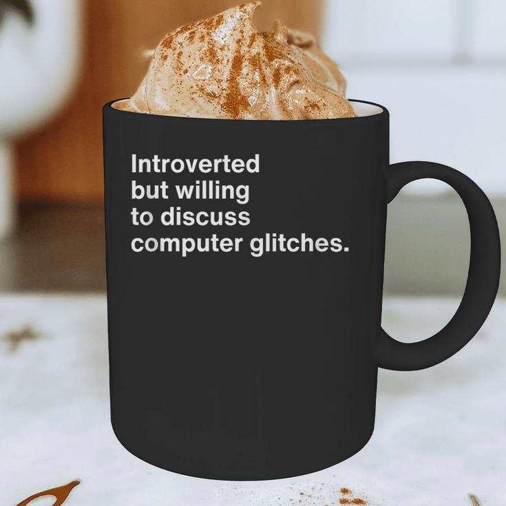 Techie Introvert Introverted Computer Nerd Graphic Print Coffee Mug Techie Introvert Introverted Computer Nerd Graphic Print Coffee Mug
