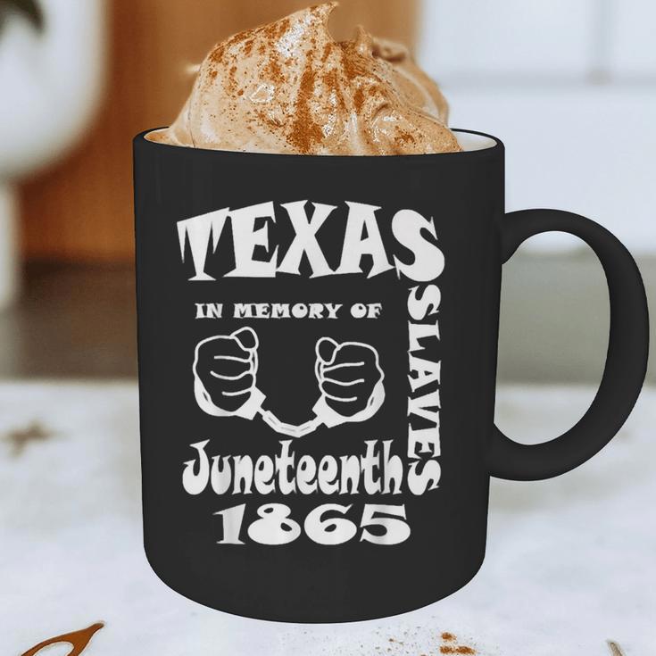 Texas In Memory Of Slaves Juneteenth 1865 June 19 Freedom Graphic Print Coffee Mug