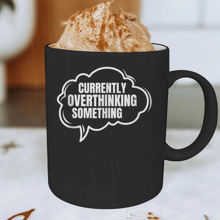Thinker Introvert Anti Social Overthinker Graphic Print Coffee Mug