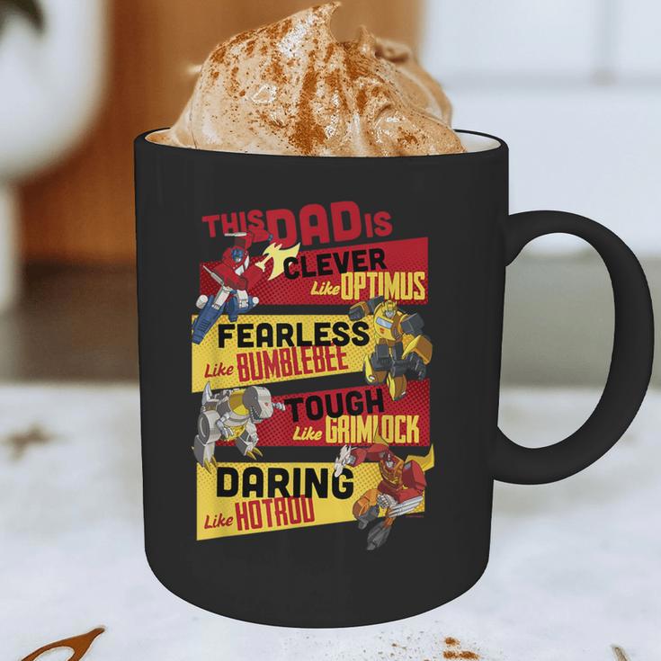 Transformers Father's Day Vintage Autobots Line Up Dad Is Graphic Print Coffee Mug