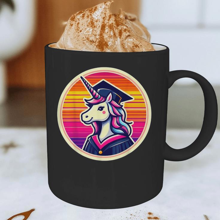 Unicorn University Graduation Graduating School Girl Cute Graphic Print Coffee Mug