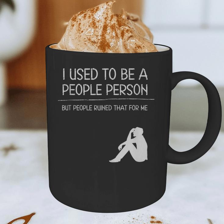I Used To Be A People Person Introvert Graphic Print Coffee Mug I Used To Be A People Person Introvert Graphic Print Coffee Mug