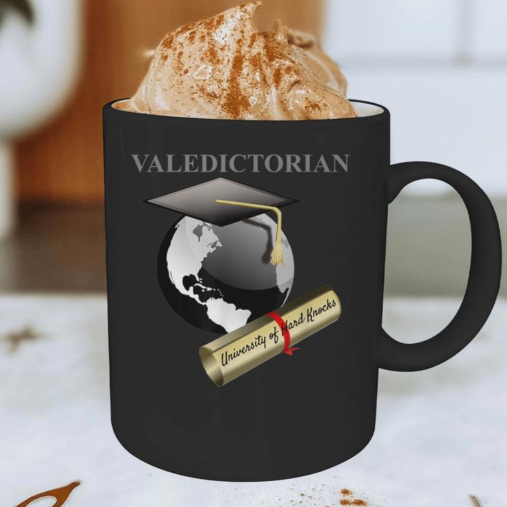 Valedictorian University Of Hard Knocks Graduation Tshirt Graphic Print Coffee Mug