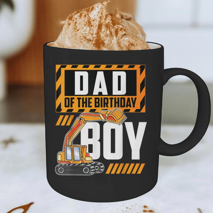 Vehicle Construction Excavator Dad Of The Birthday Boy Small Graphic Print Coffee Mug Vehicle Construction Excavator Dad Of The Birthday Boy Small Graphic Print Coffee Mug