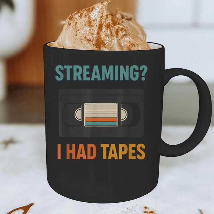 VHS Cassette Tape Retro 80s 90s Nostalgia Graphic Print Coffee Mug
