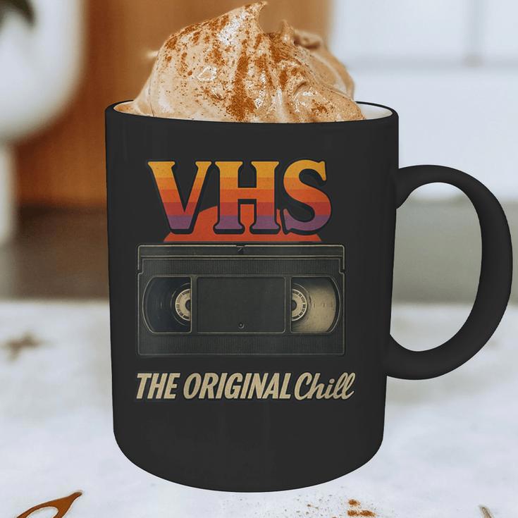 VHS Tape Nostalgia Old School Technology Humor Graphic Print Coffee Mug
