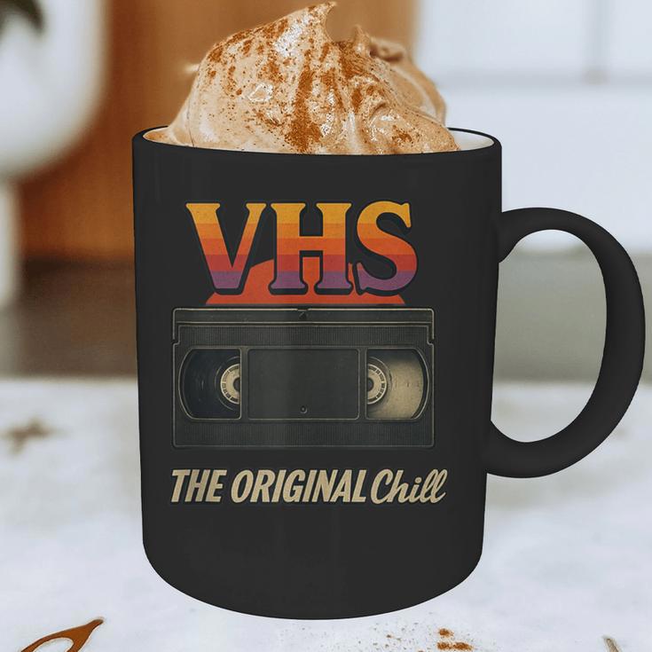 VHS Tape Nostalgia Old School Technology Humor Graphic Print Coffee Mug VHS Tape Nostalgia Old School Technology Humor Graphic Print Coffee Mug