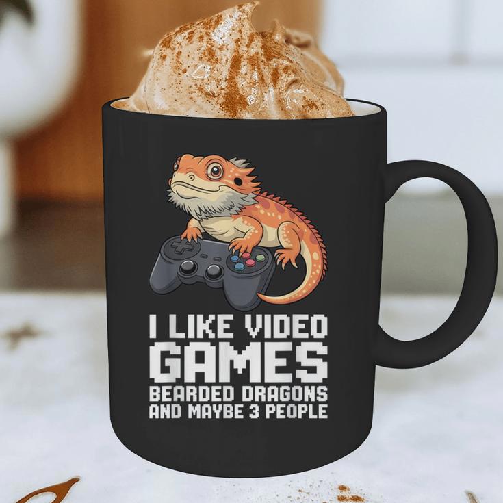 I Like Video Games Bearded Dragon Gamer Introvert Mood Graphic Print Coffee Mug I Like Video Games Bearded Dragon Gamer Introvert Mood Graphic Print Coffee Mug