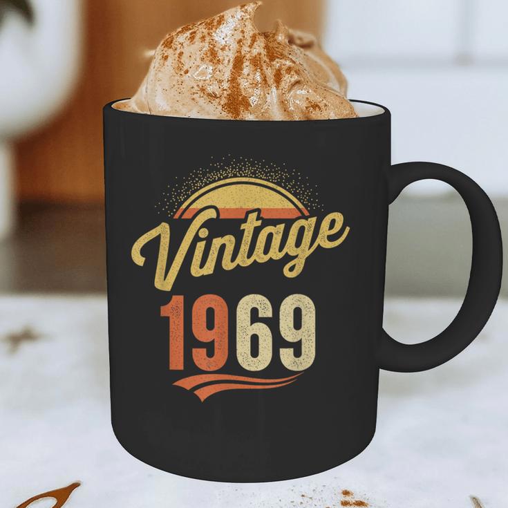 Vintage 1969 Retro Era Badge For Nostalgia Fans Graphic Print Coffee Mug