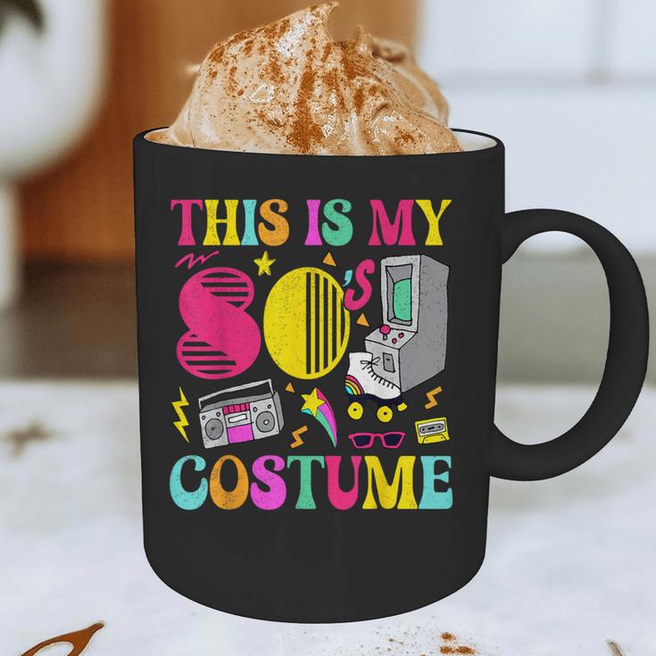 Vintage 80s Vibes Costume Nostalgia 1980s Fashion Cassette Graphic Print Coffee Mug