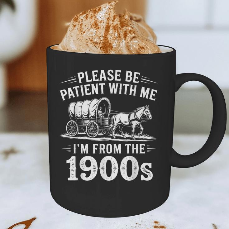 Vintage 90s Country Please Be Patient I'm From The 1900s Graphic Print Coffee Mug