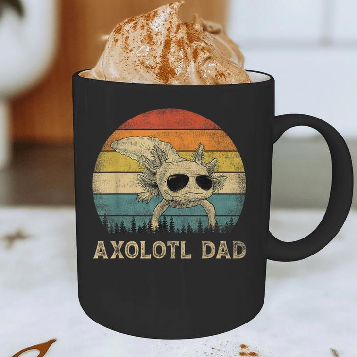 Vintage Axolotl Dad Axolotl Lovers Daddy Father's Day Graphic Print Coffee Mug