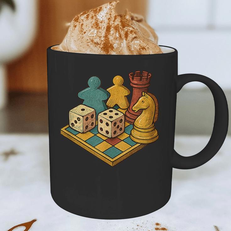 Vintage Board Game Art – Tabletop Nostalgia Graphic Print Coffee Mug