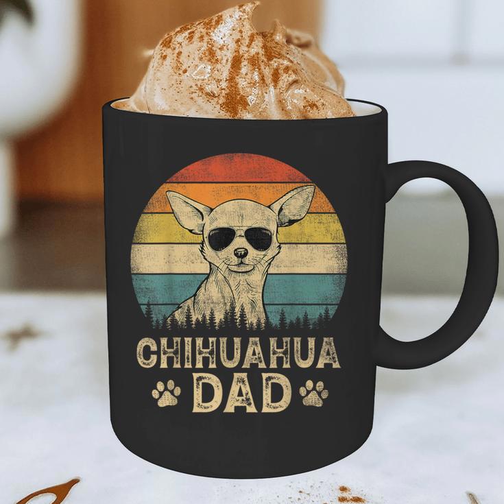 Vintage Chihuahua Dad Dog Lovers Father's Day Tee Graphic Print Coffee Mug