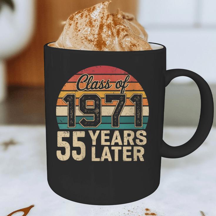 Vintage Class Of 1971 55 Years Later Reunion 55th Graduation Graphic Print Coffee Mug