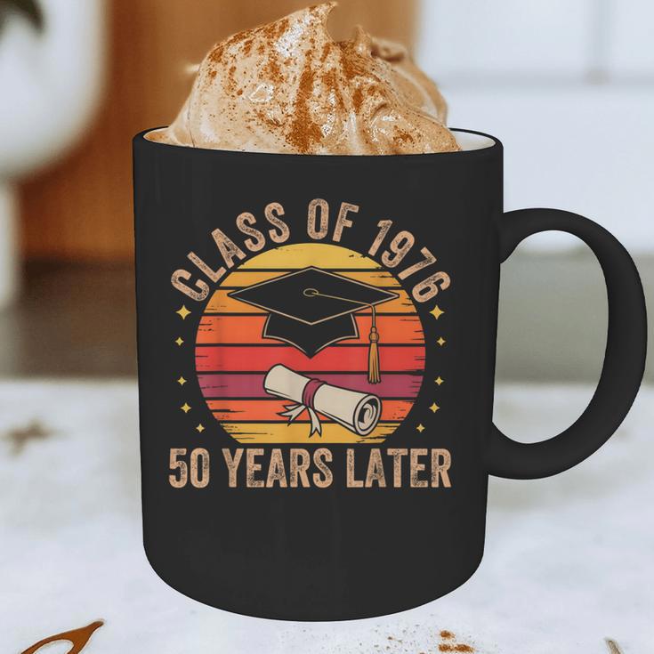 Vintage Class Of 1976 50 Years Later Reunion 50th Graduation Graphic Print Coffee Mug