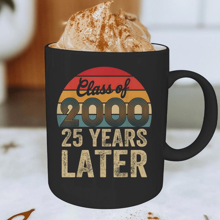 Vintage Class Of 2000 25 Years Later Reunion 25th Graduation Graphic Print Coffee Mug