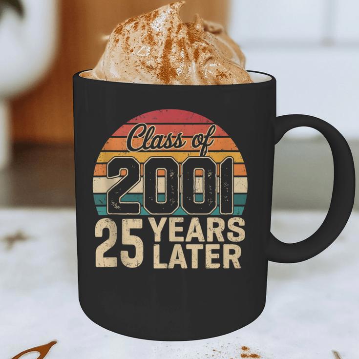 Vintage Class Of 2001 25 Years Later Reunion 25th Graduation Graphic Print Coffee Mug