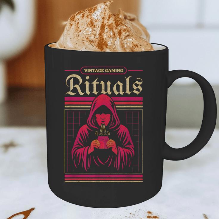 Vintage Gaming Rituals Retro Gamer Nostalgia Vintage Games Graphic Print Coffee Mug Vintage Gaming Rituals Retro Gamer Nostalgia Vintage Games Graphic Print Coffee Mug