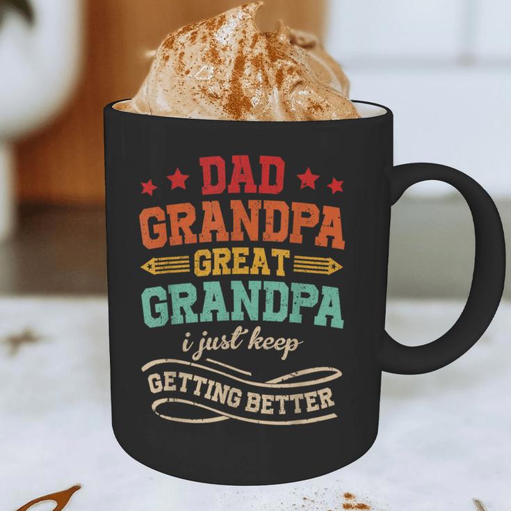 Vintage Great Grandpa For Fathers Day Dad Papa Grandpa Graphic Print Coffee Mug