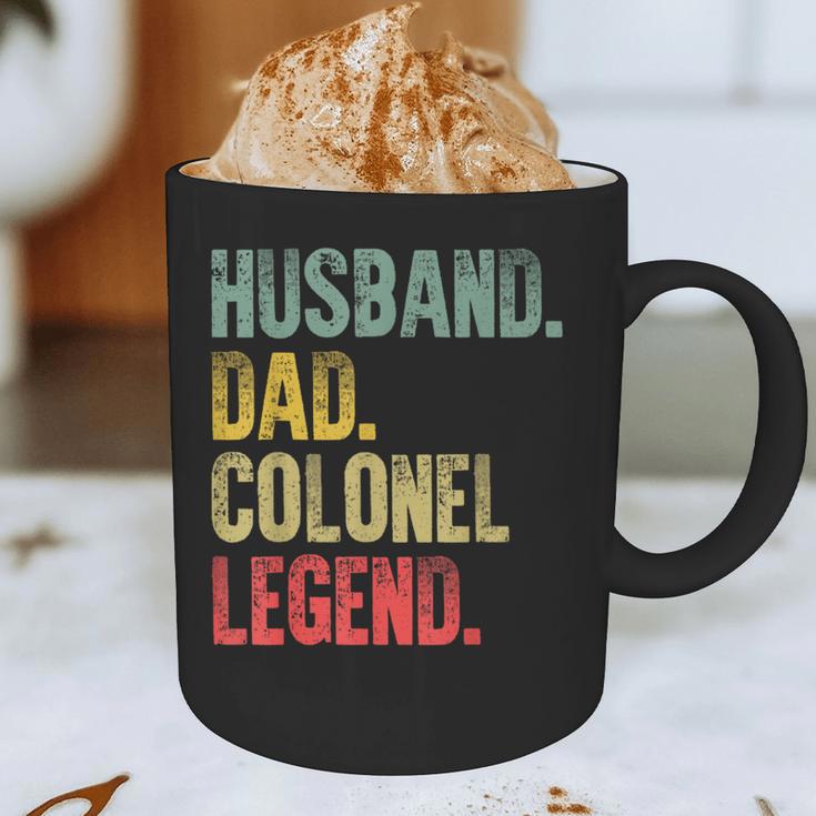Vintage Husband Dad Colonel Legend Retro T-Shirt Graphic Print Coffee Mug