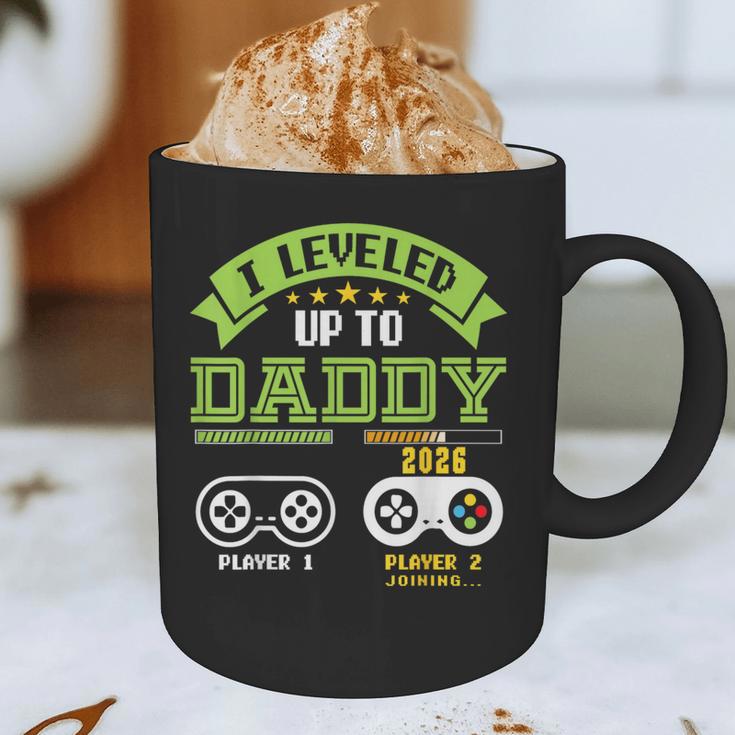 Vintage Leveling Up To Daddy 2026 Soon To Be Dad 2026 Graphic Print Coffee Mug Vintage Leveling Up To Daddy 2026 Soon To Be Dad 2026 Graphic Print Coffee Mug