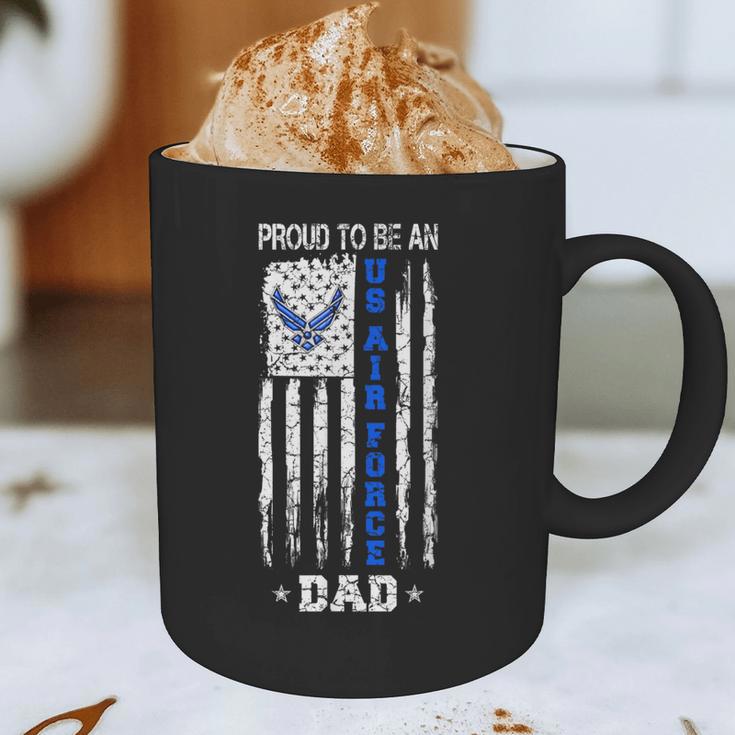 Vintage USA Flag Proud To Be An US Air Force Dad Graphic Print Coffee Mug Vintage USA Flag Proud To Be An US Air Force Dad Graphic Print Coffee Mug