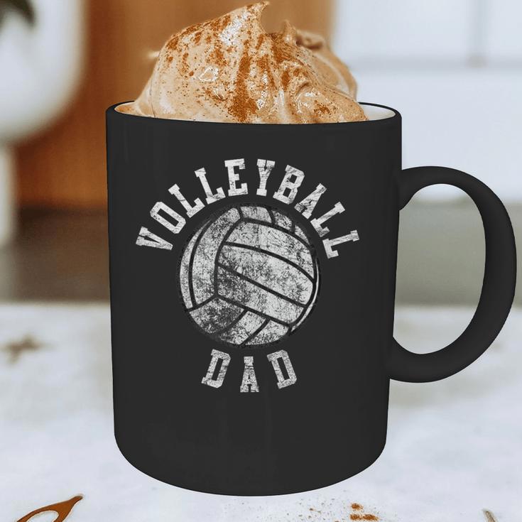 Vintage Volleyball Dad Graphic Print Coffee Mug