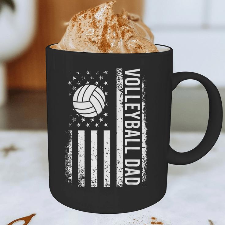 Vintage Volleyball Dad USA Flag Retro Fathers Day Daddy Papa Graphic Print Coffee Mug Vintage Volleyball Dad USA Flag Retro Fathers Day Daddy Papa Graphic Print Coffee Mug