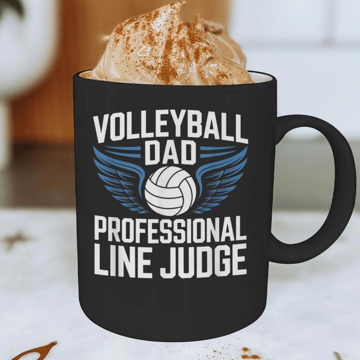 Volleyball Dad Professional Line Judge Volleyball Father Graphic Print Coffee Mug