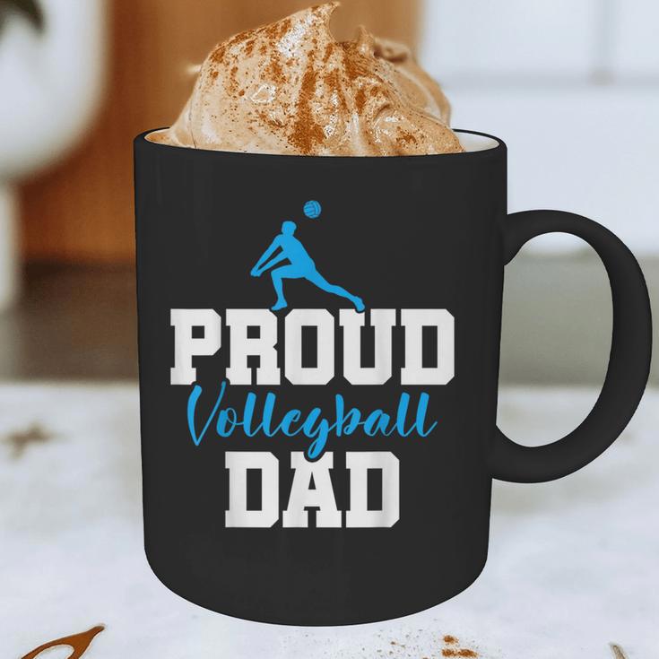 Volleyball Player Team Dad Father Proud Volleyball Dad Graphic Print Coffee Mug