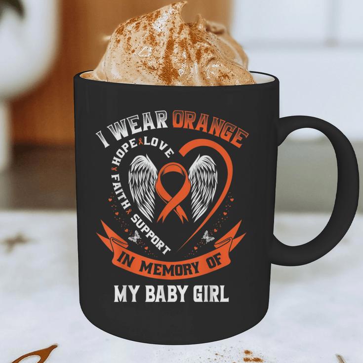 Wear Orange In Memory Of Baby Girl Daughter Leukemia Cancer Graphic Print Coffee Mug Wear Orange In Memory Of Baby Girl Daughter Leukemia Cancer Graphic Print Coffee Mug