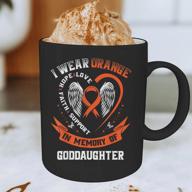 I Wear Orange In Memory Of My Goddaughter Leukemia Cancer Graphic Print Coffee Mug