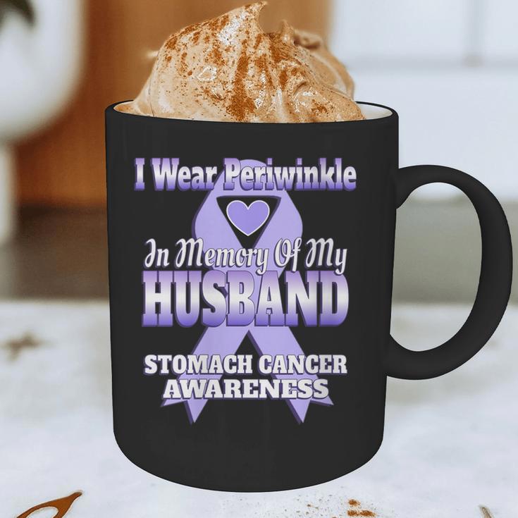I Wear Periwinkle In Memory Of My Husband Stomach Cancer Graphic Print Coffee Mug I Wear Periwinkle In Memory Of My Husband Stomach Cancer Graphic Print Coffee Mug
