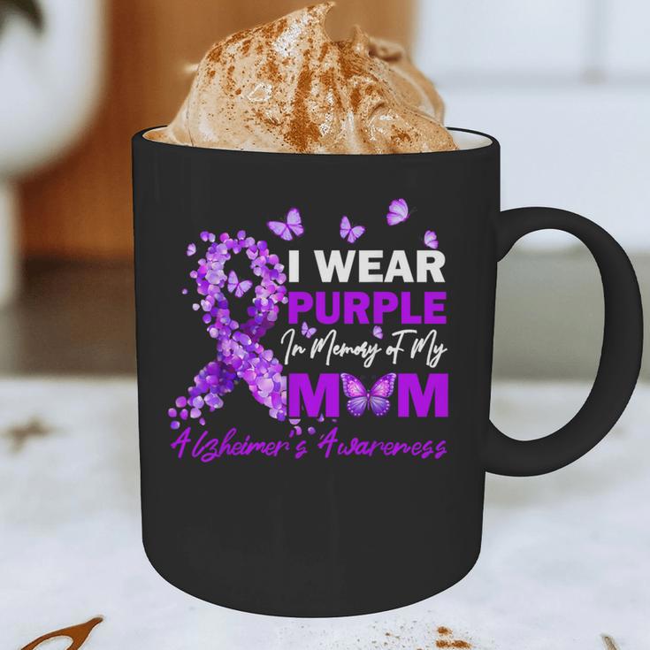 I Wear Purple In Memory Of My Mom Alzheimers Awareness Graphic Print Coffee Mug I Wear Purple In Memory Of My Mom Alzheimers Awareness Graphic Print Coffee Mug