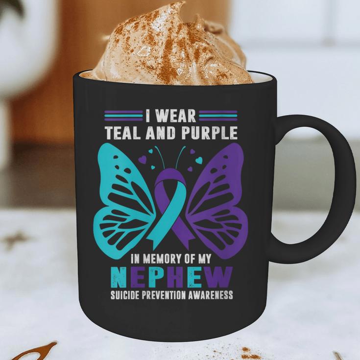 I Wear Teal And Purple In Memory Of My Nephew Graphic Print Coffee Mug