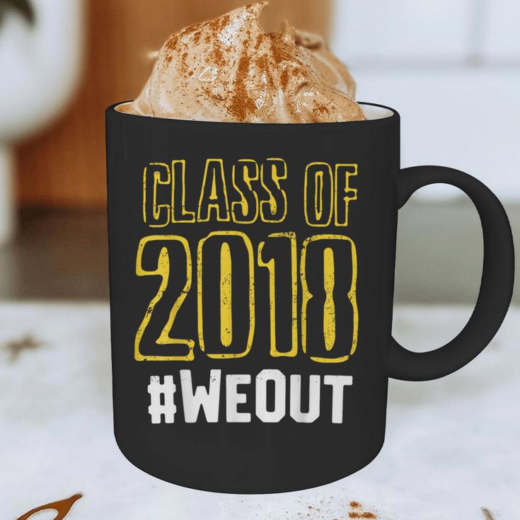 We Out WeOut Class Of 2018 Senior Graduation Graphic Print Coffee Mug