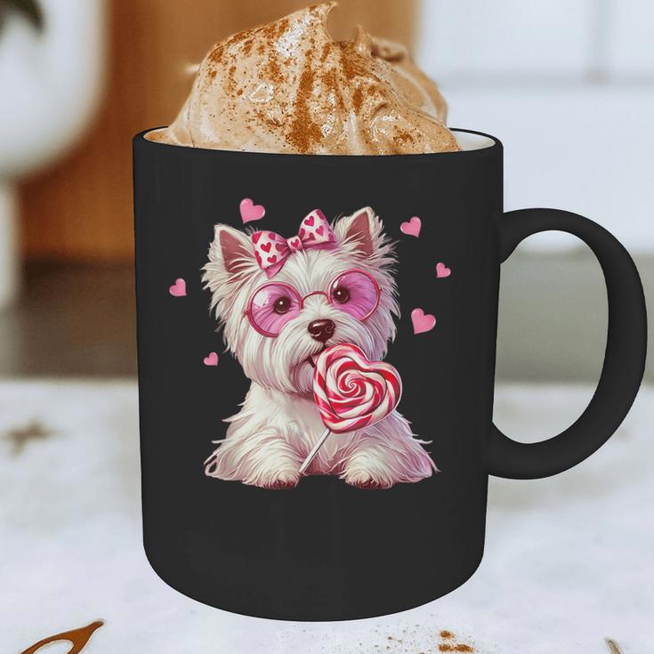 Westie Dog Valentines Day Dog Mom Westie Dad Candy Sucker For Men Women Girls Kids Graphic Print Coffee Mug