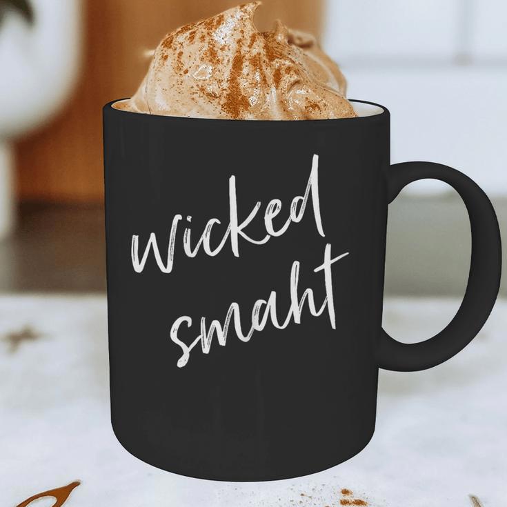 Wicked Smaht Boston Accent Graduation Graphic Print Coffee Mug