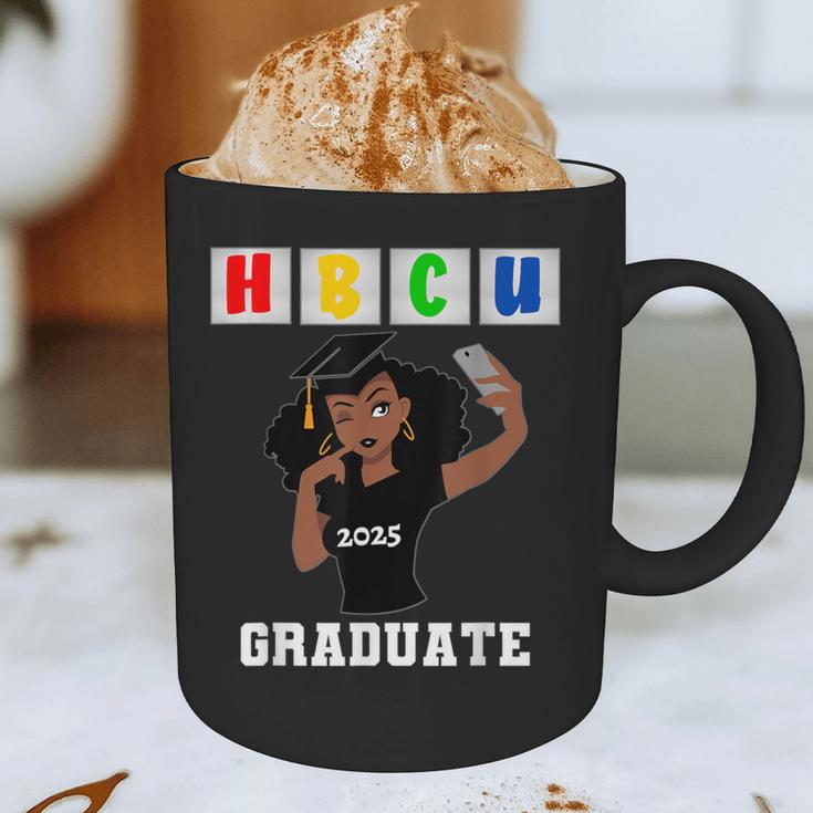 Women HBCU Grad 2025 College Graduation Apparel Graphic Print Coffee Mug